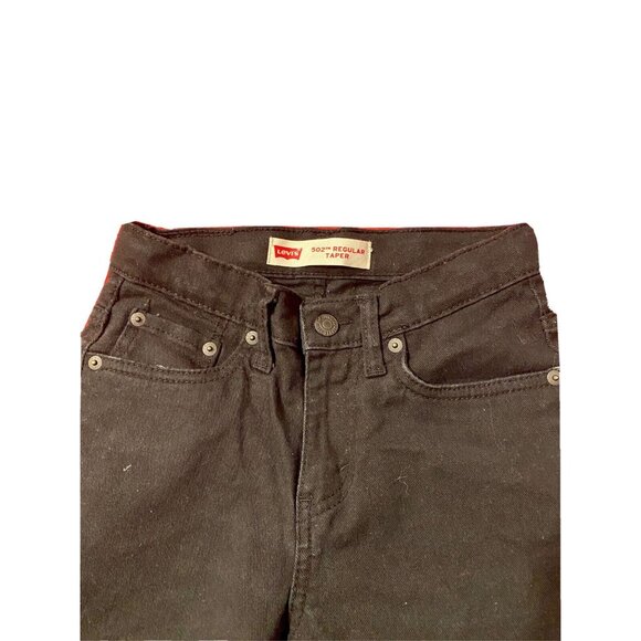 black levis jeans girls size 10 regular preowned In excellent condition denim - Picture 2 of 8
